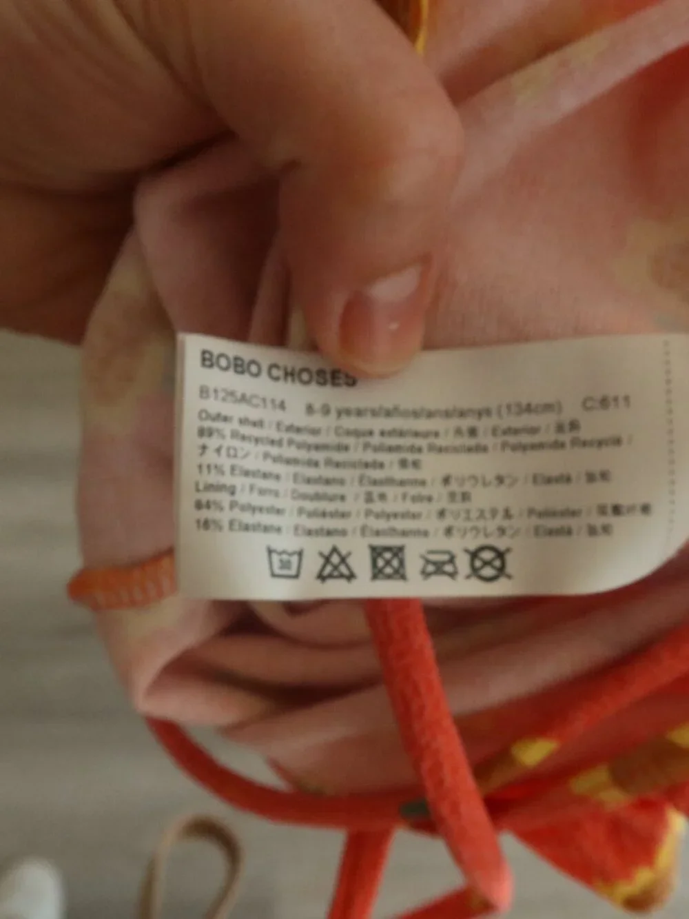 BOBO CHOSES girls swimsuit sunflower orange summer designer 8 9 yrs lux fun pool